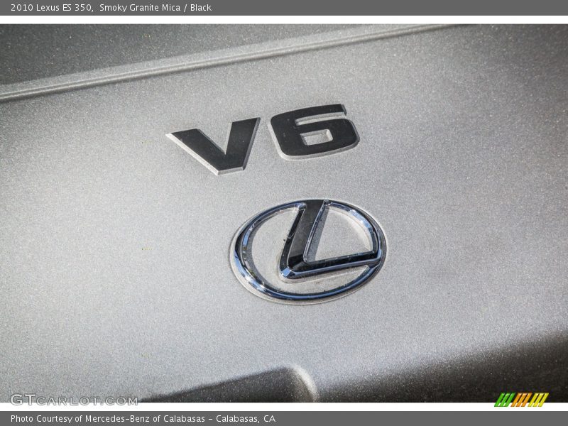 Smoky Granite Mica / Black 2010 Lexus ES 350