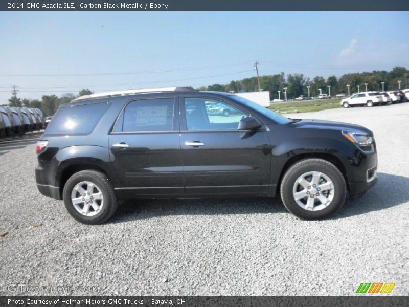 Carbon Black Metallic / Ebony 2014 GMC Acadia SLE