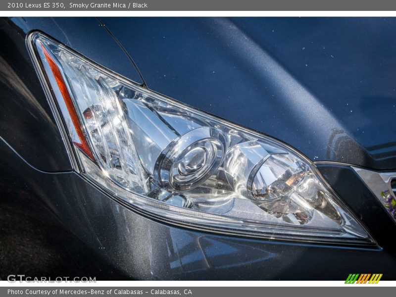 Smoky Granite Mica / Black 2010 Lexus ES 350