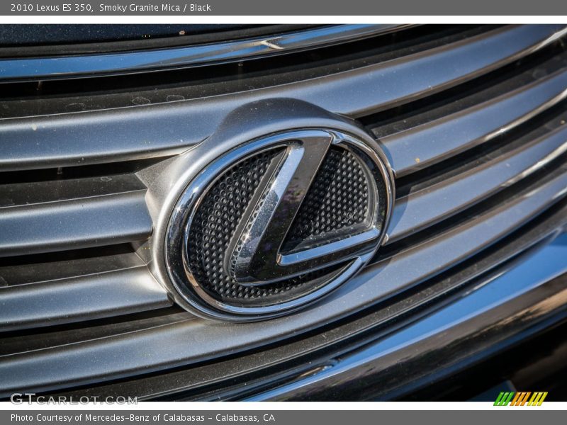 Smoky Granite Mica / Black 2010 Lexus ES 350