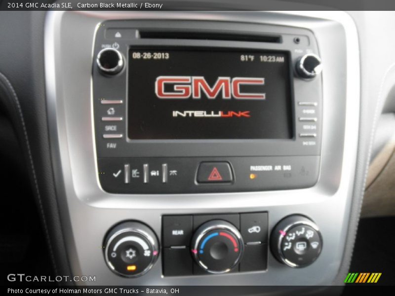 Carbon Black Metallic / Ebony 2014 GMC Acadia SLE