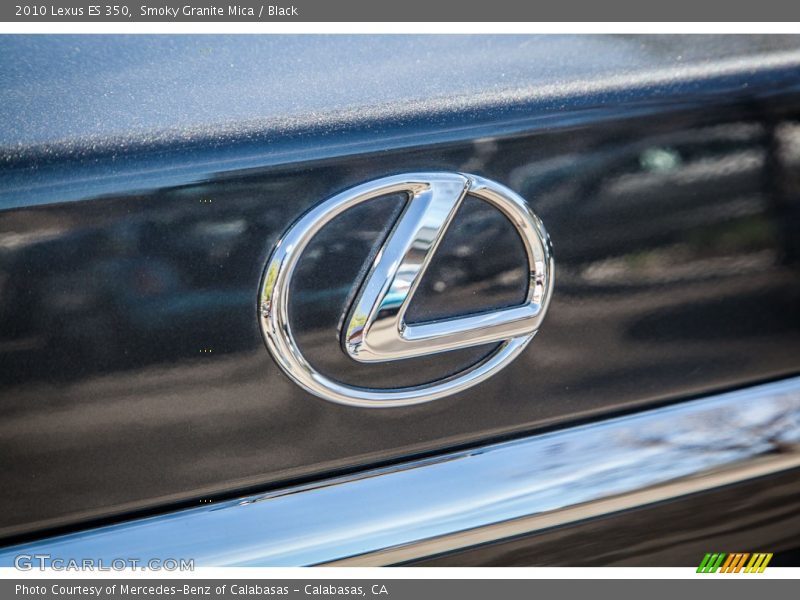 Smoky Granite Mica / Black 2010 Lexus ES 350