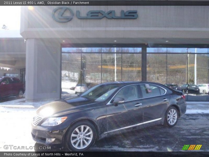 Obsidian Black / Parchment 2011 Lexus LS 460 L AWD