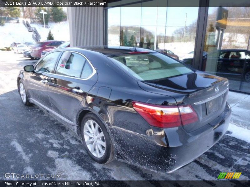 Obsidian Black / Parchment 2011 Lexus LS 460 L AWD