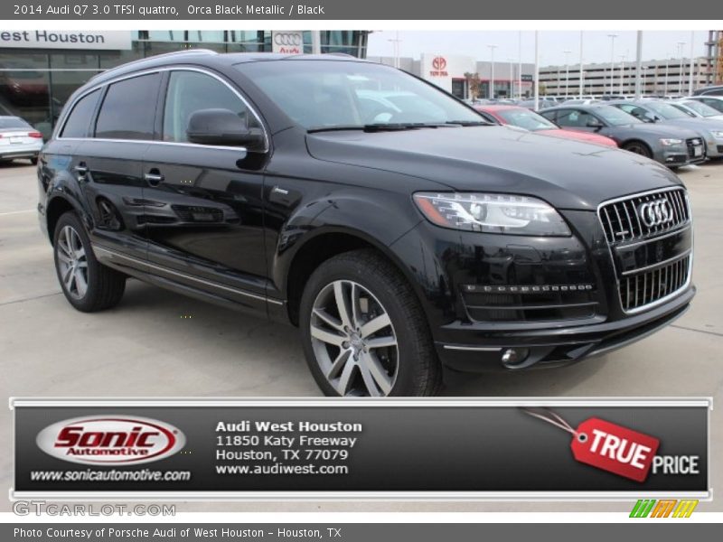 Orca Black Metallic / Black 2014 Audi Q7 3.0 TFSI quattro