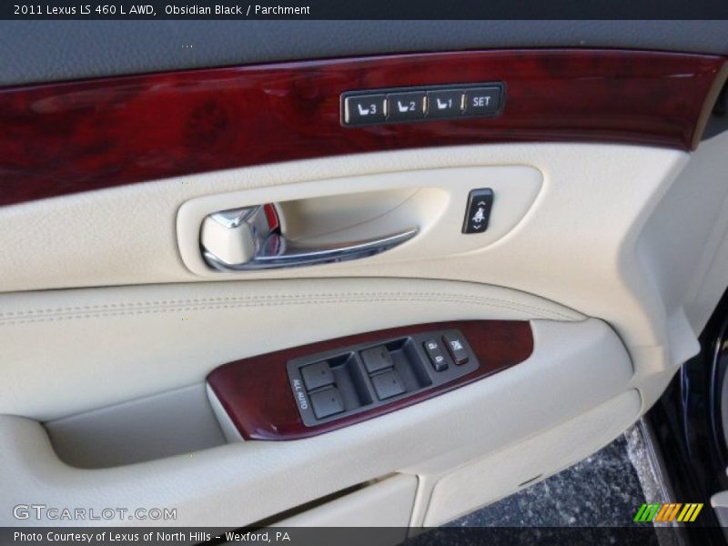 Obsidian Black / Parchment 2011 Lexus LS 460 L AWD