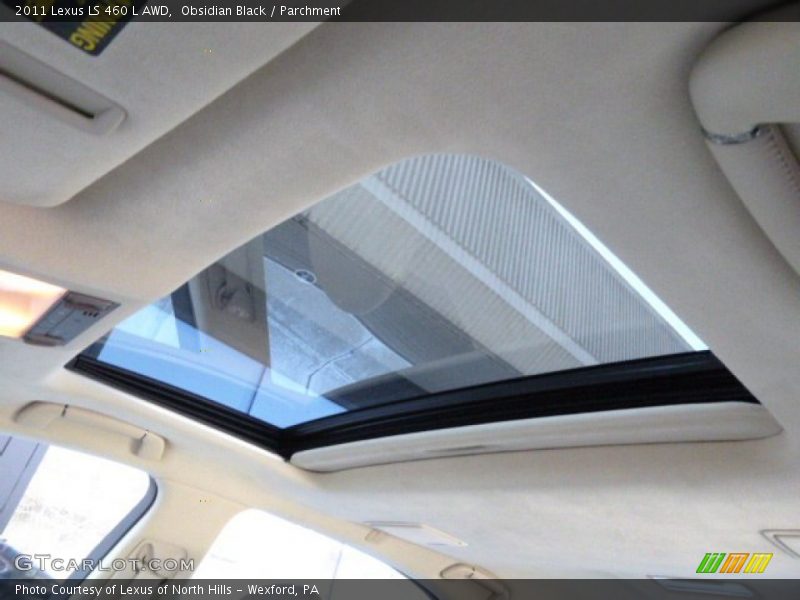 Obsidian Black / Parchment 2011 Lexus LS 460 L AWD