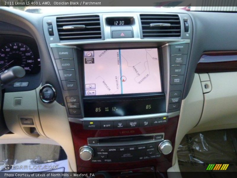 Obsidian Black / Parchment 2011 Lexus LS 460 L AWD