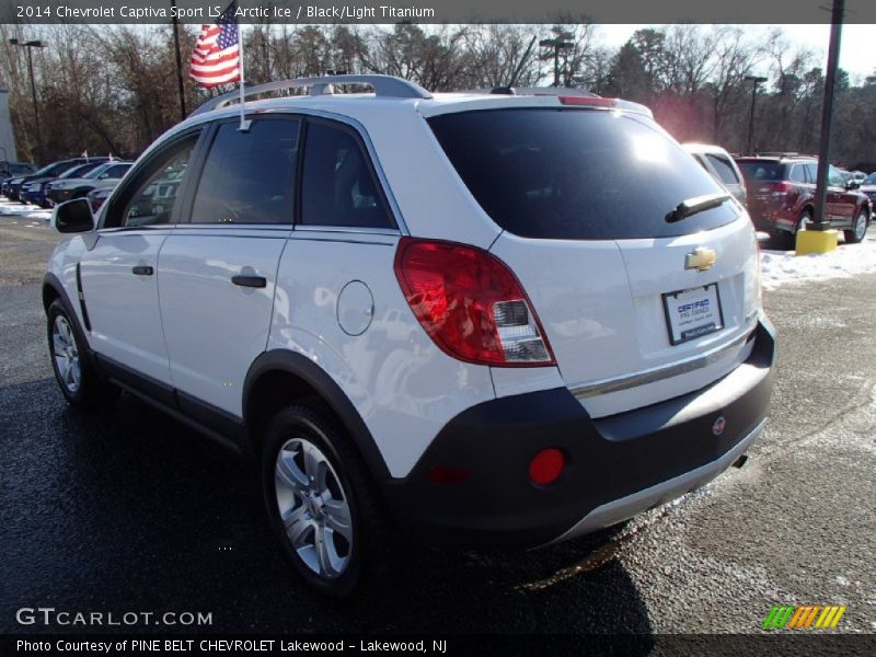 Arctic Ice / Black/Light Titanium 2014 Chevrolet Captiva Sport LS