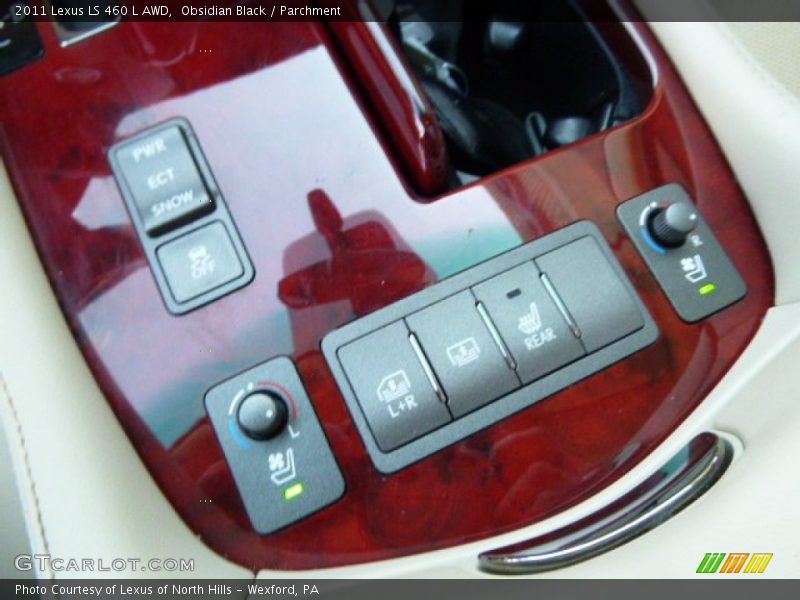 Obsidian Black / Parchment 2011 Lexus LS 460 L AWD