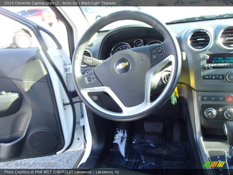 Arctic Ice / Black/Light Titanium 2014 Chevrolet Captiva Sport LS