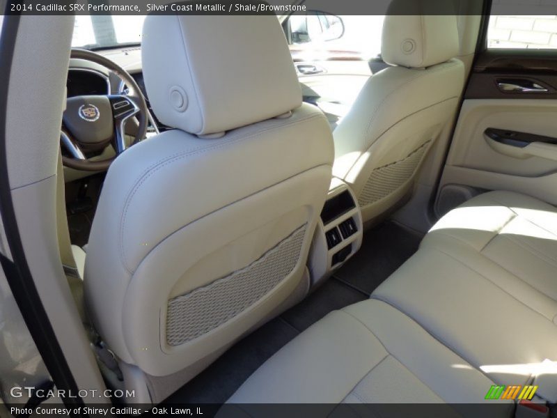 Silver Coast Metallic / Shale/Brownstone 2014 Cadillac SRX Performance