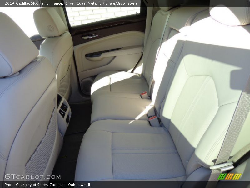 Silver Coast Metallic / Shale/Brownstone 2014 Cadillac SRX Performance