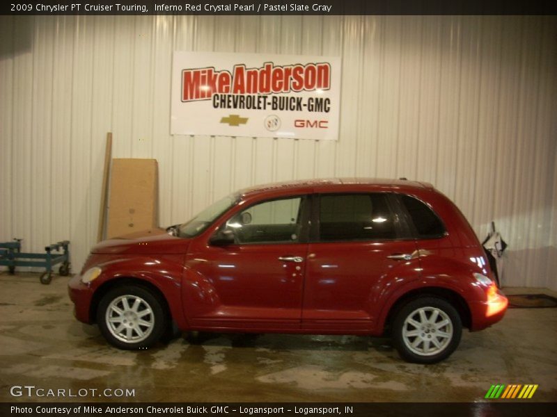 Inferno Red Crystal Pearl / Pastel Slate Gray 2009 Chrysler PT Cruiser Touring