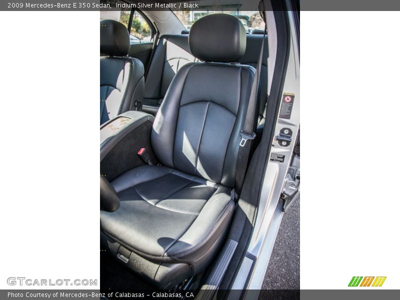 Iridium Silver Metallic / Black 2009 Mercedes-Benz E 350 Sedan