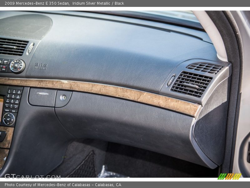 Iridium Silver Metallic / Black 2009 Mercedes-Benz E 350 Sedan