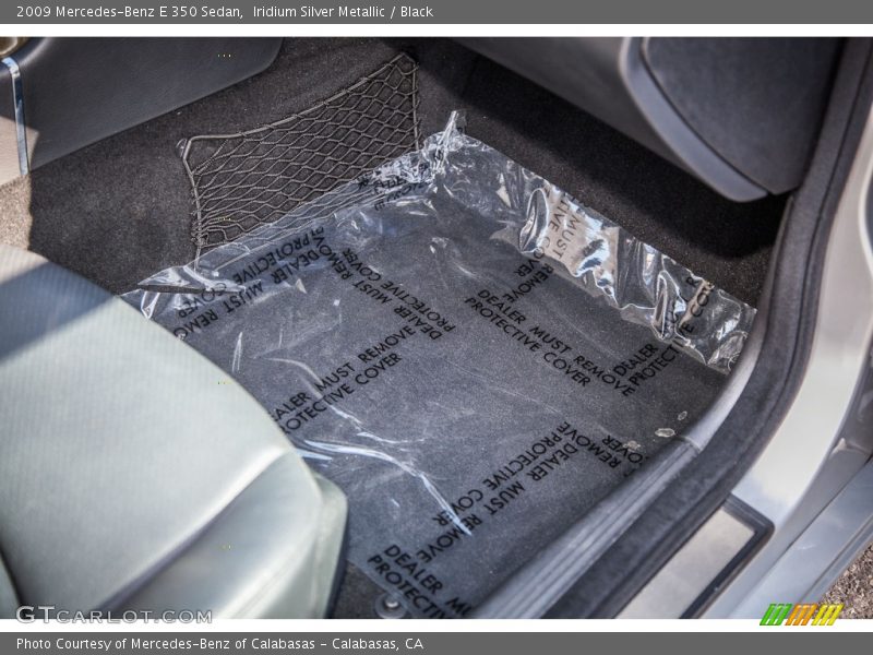 Iridium Silver Metallic / Black 2009 Mercedes-Benz E 350 Sedan