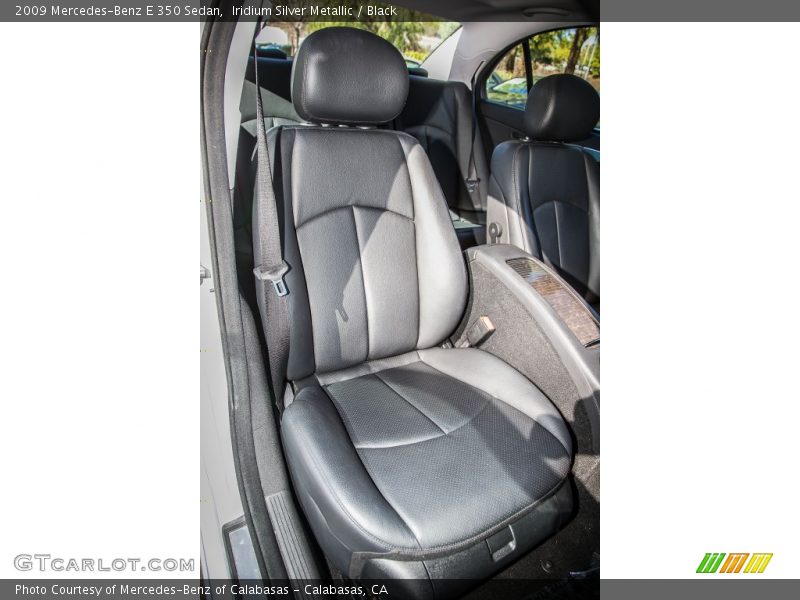 Iridium Silver Metallic / Black 2009 Mercedes-Benz E 350 Sedan