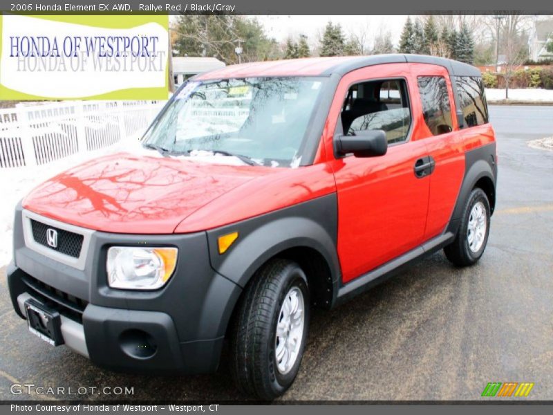 Rallye Red / Black/Gray 2006 Honda Element EX AWD