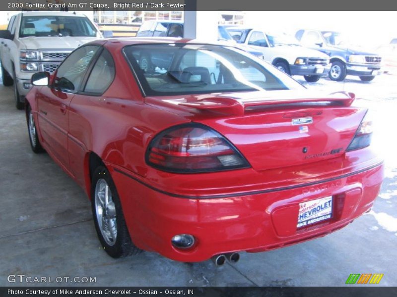 Bright Red / Dark Pewter 2000 Pontiac Grand Am GT Coupe