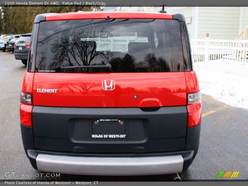 Rallye Red / Black/Gray 2006 Honda Element EX AWD