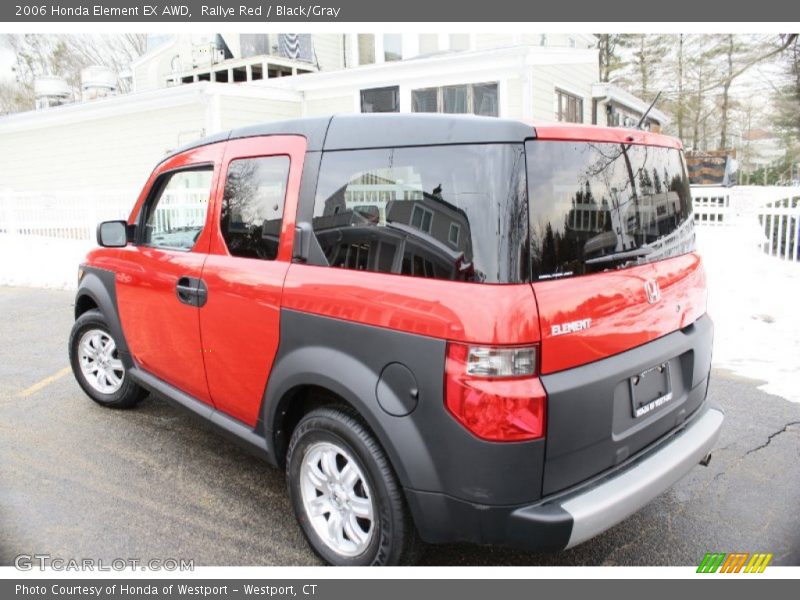Rallye Red / Black/Gray 2006 Honda Element EX AWD
