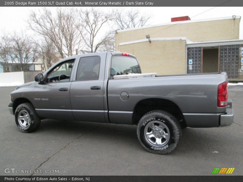 Mineral Gray Metallic / Dark Slate Gray 2005 Dodge Ram 1500 SLT Quad Cab 4x4
