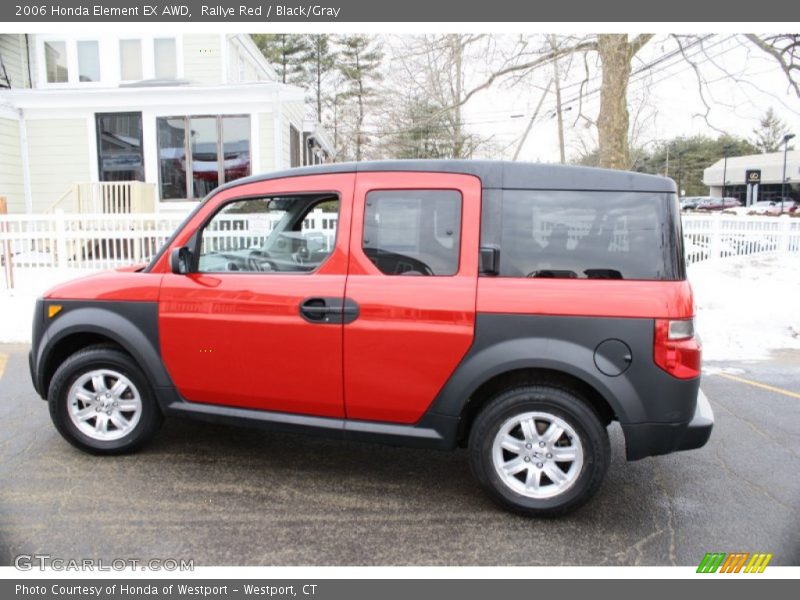 Rallye Red / Black/Gray 2006 Honda Element EX AWD