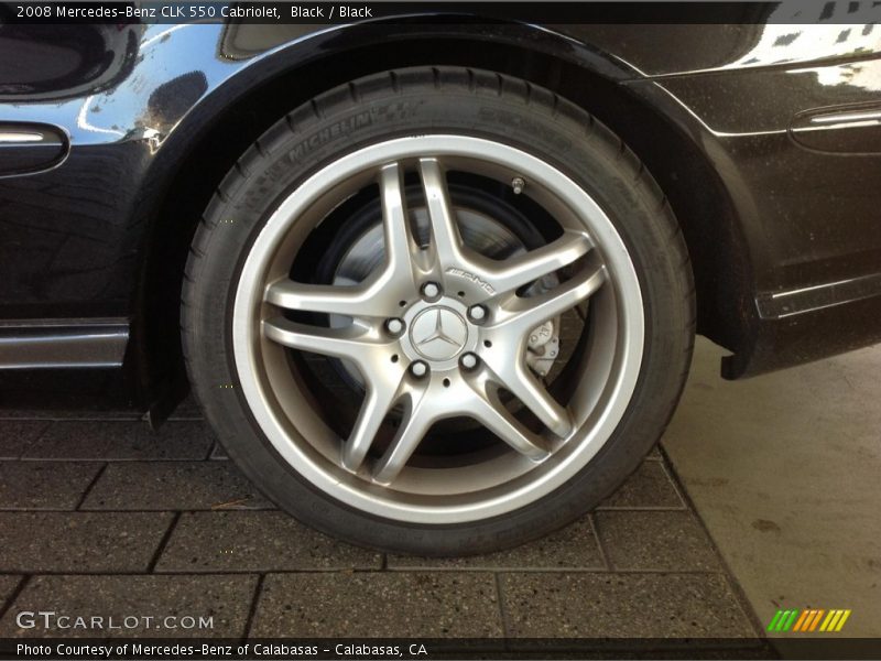 Black / Black 2008 Mercedes-Benz CLK 550 Cabriolet