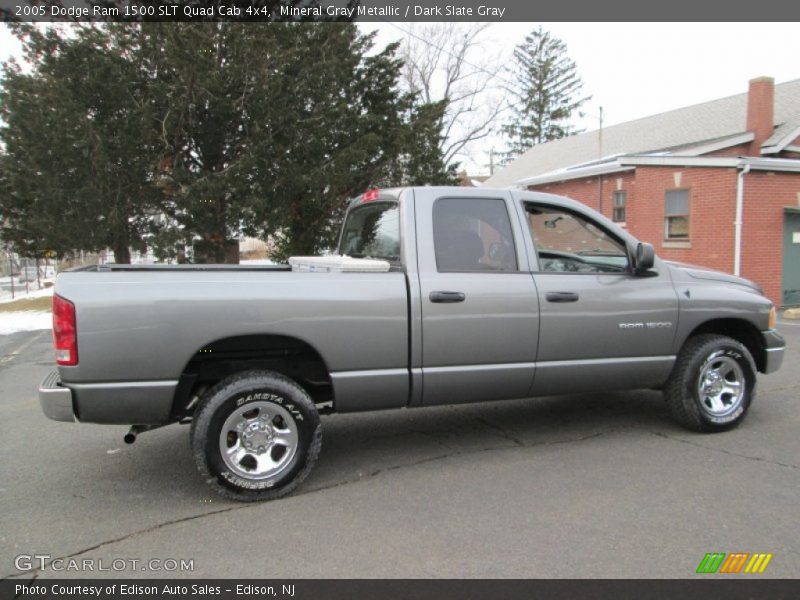 Mineral Gray Metallic / Dark Slate Gray 2005 Dodge Ram 1500 SLT Quad Cab 4x4