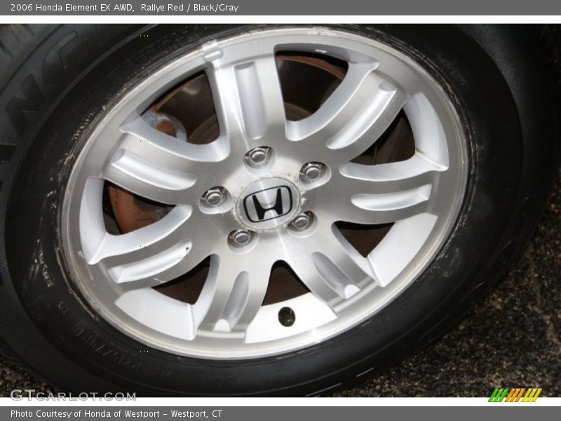 Rallye Red / Black/Gray 2006 Honda Element EX AWD