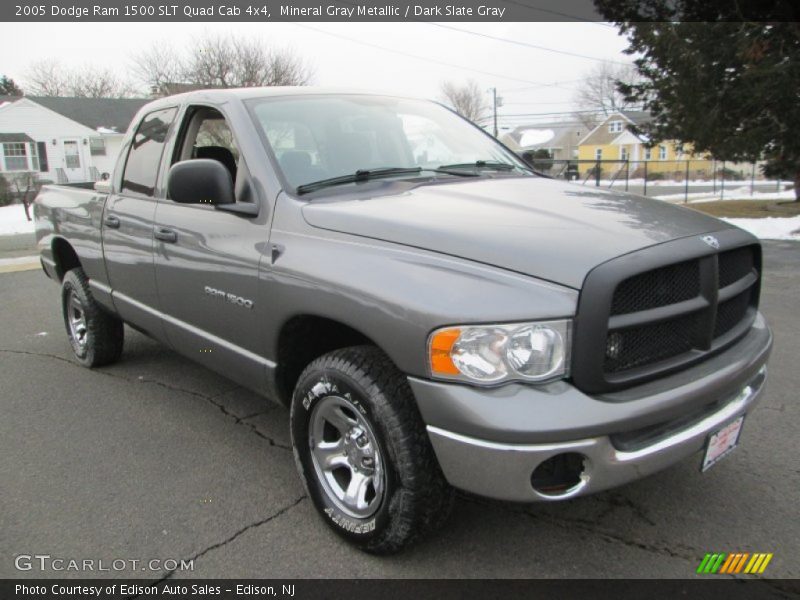 Mineral Gray Metallic / Dark Slate Gray 2005 Dodge Ram 1500 SLT Quad Cab 4x4