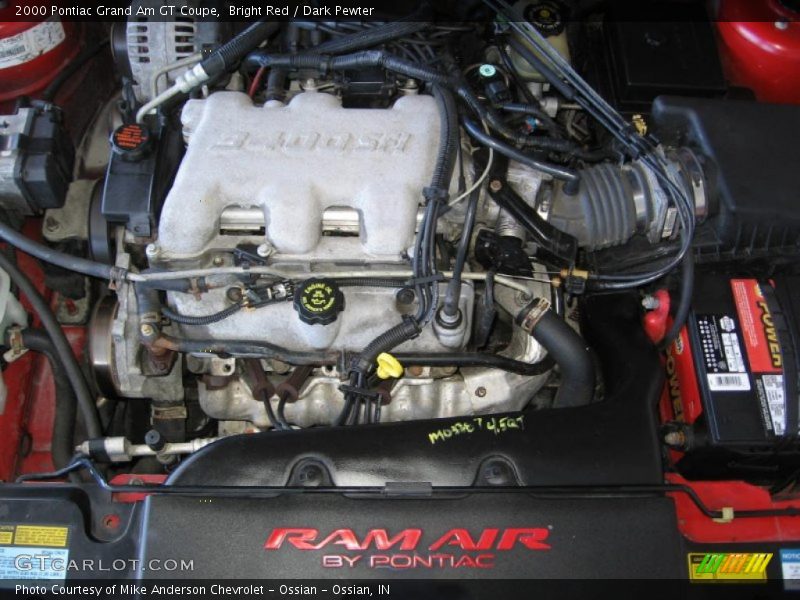  2000 Grand Am GT Coupe Engine - 3.4 Liter OHV 12-Valve V6
