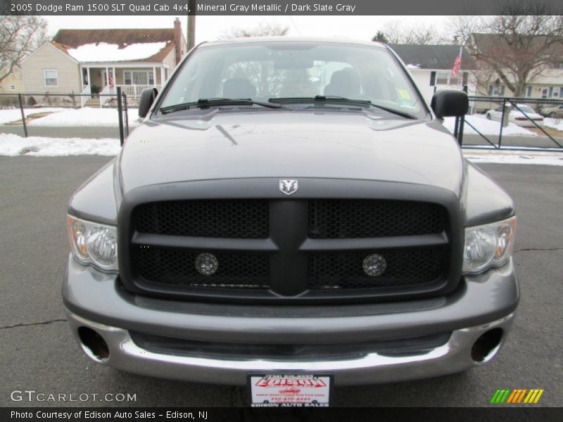 Mineral Gray Metallic / Dark Slate Gray 2005 Dodge Ram 1500 SLT Quad Cab 4x4