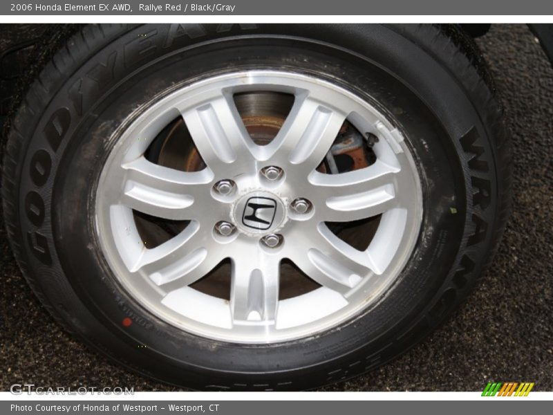 Rallye Red / Black/Gray 2006 Honda Element EX AWD