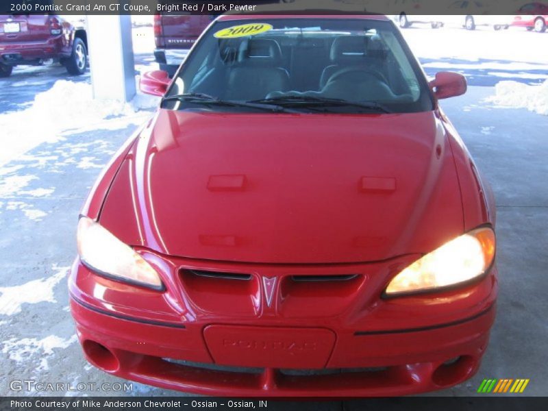 Bright Red / Dark Pewter 2000 Pontiac Grand Am GT Coupe