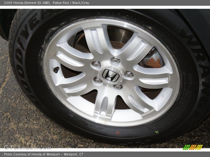 Rallye Red / Black/Gray 2006 Honda Element EX AWD