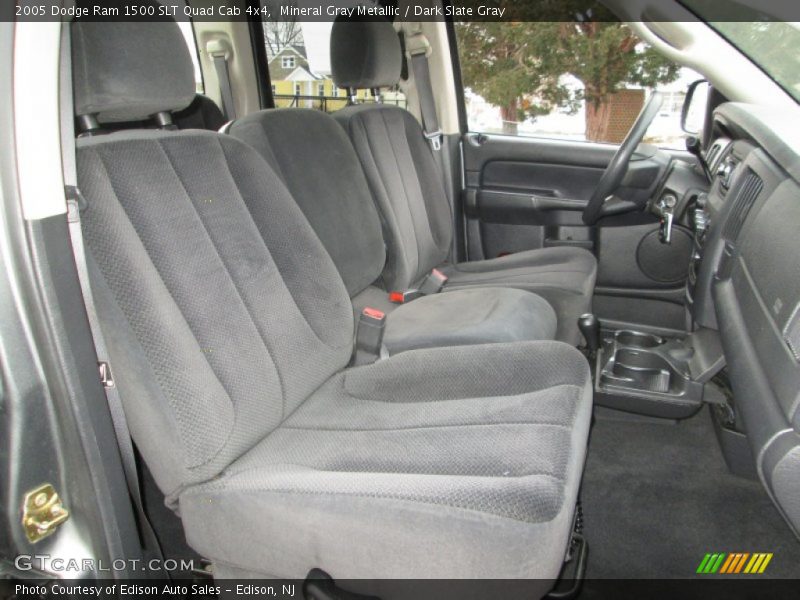Mineral Gray Metallic / Dark Slate Gray 2005 Dodge Ram 1500 SLT Quad Cab 4x4