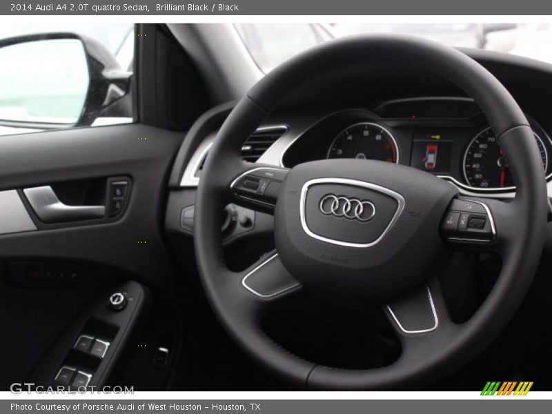 Brilliant Black / Black 2014 Audi A4 2.0T quattro Sedan