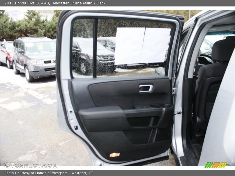 Alabaster Silver Metallic / Black 2011 Honda Pilot EX 4WD