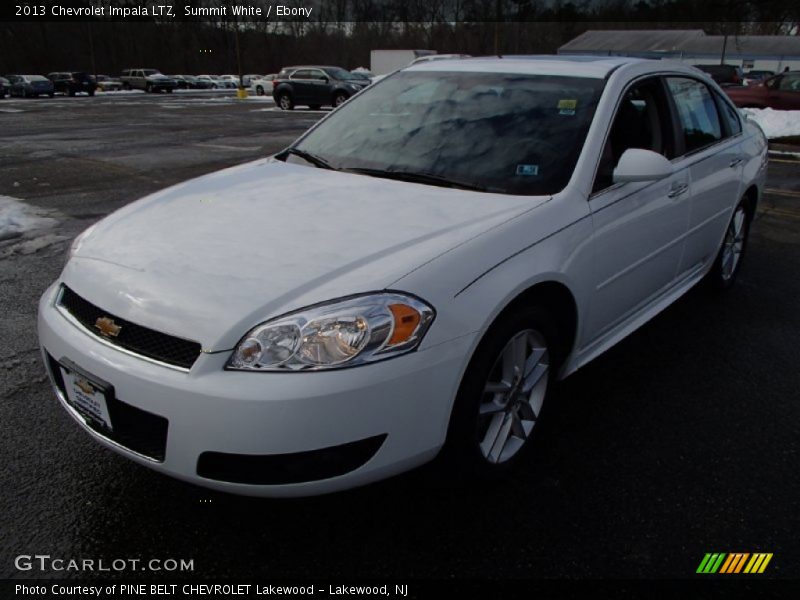 Summit White / Ebony 2013 Chevrolet Impala LTZ
