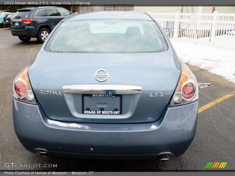 Ocean Gray / Charcoal 2012 Nissan Altima 2.5 S