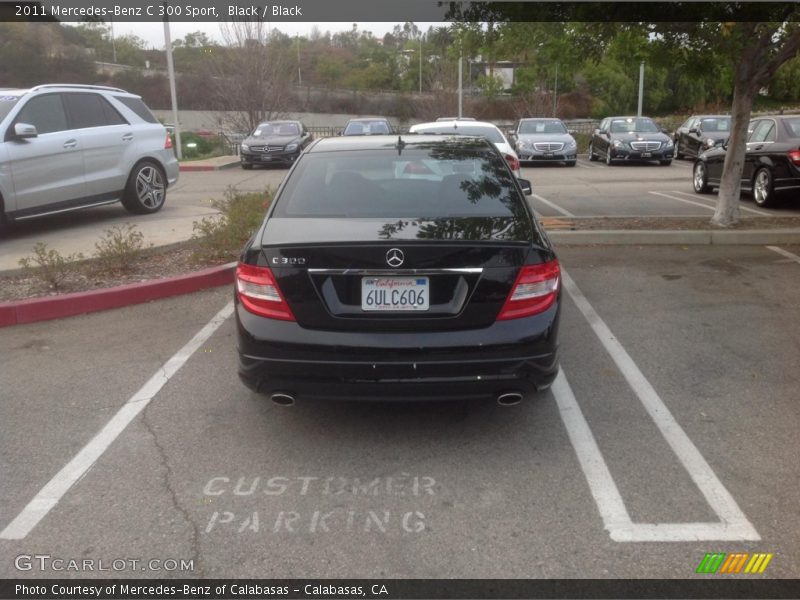 Black / Black 2011 Mercedes-Benz C 300 Sport