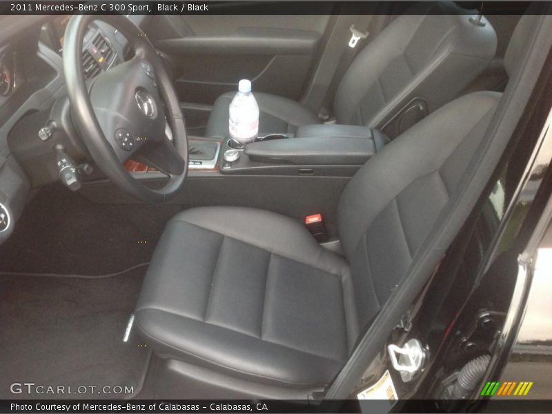 Black / Black 2011 Mercedes-Benz C 300 Sport