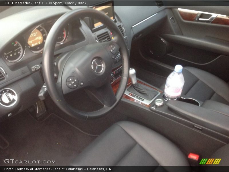 Black / Black 2011 Mercedes-Benz C 300 Sport