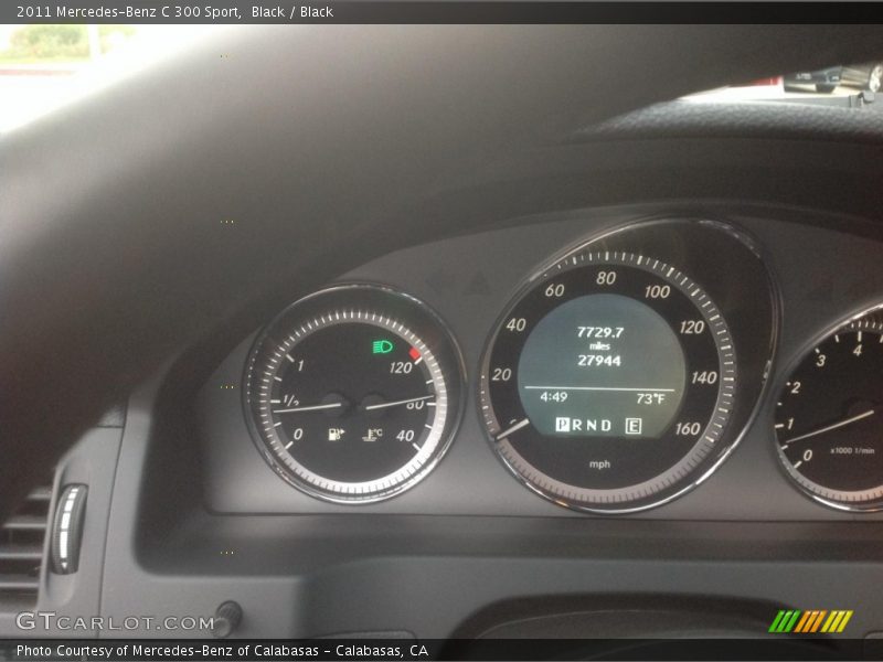 Black / Black 2011 Mercedes-Benz C 300 Sport