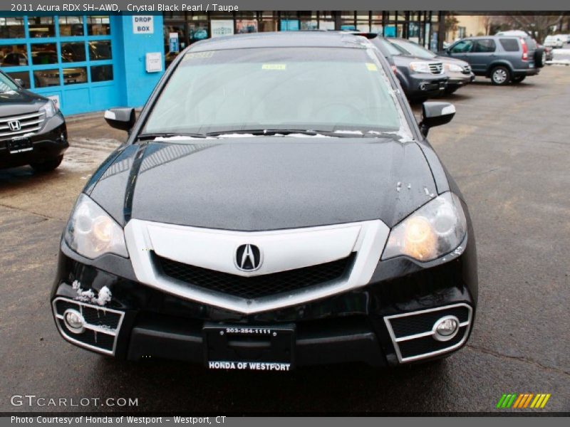 Crystal Black Pearl / Taupe 2011 Acura RDX SH-AWD