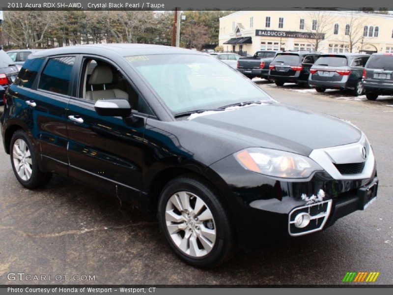 Crystal Black Pearl / Taupe 2011 Acura RDX SH-AWD