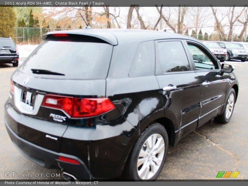 Crystal Black Pearl / Taupe 2011 Acura RDX SH-AWD