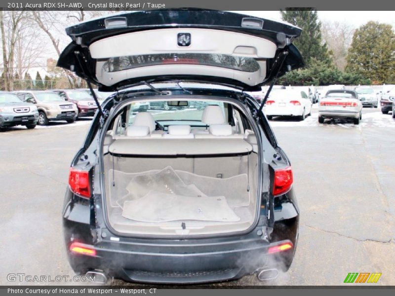 Crystal Black Pearl / Taupe 2011 Acura RDX SH-AWD